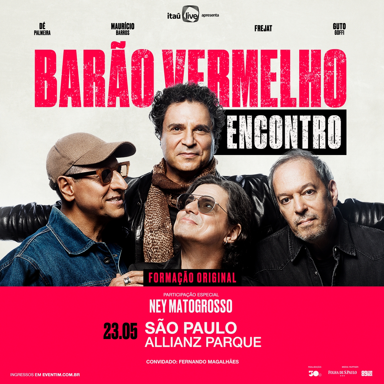 Barão Vermelho reúne formação original em show especial no Allianz Parque