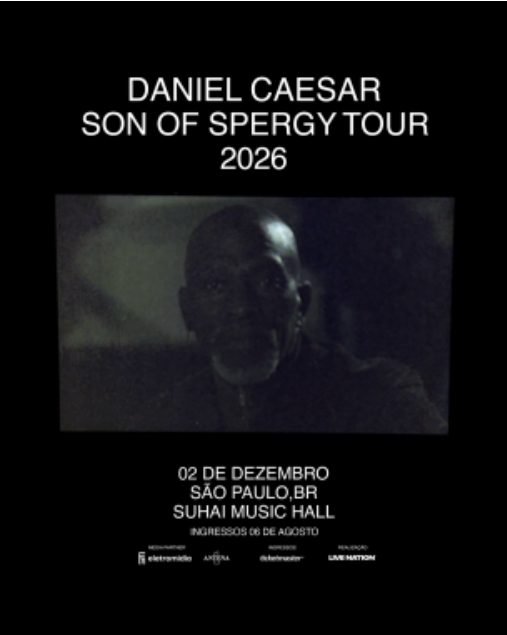 Daniel Caesar anuncia show em São Paulo com a turnê mundial “Son of Spergy”