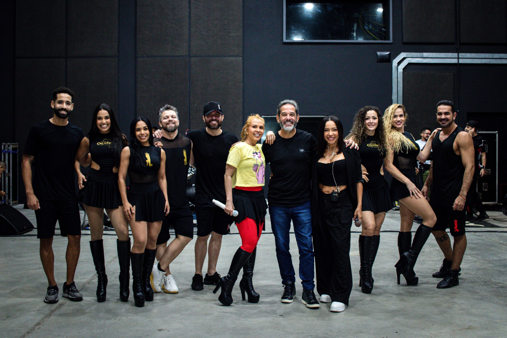 Joelma e Viviane Batidão se encontram em ensaio para apresentação no Rock in Rio