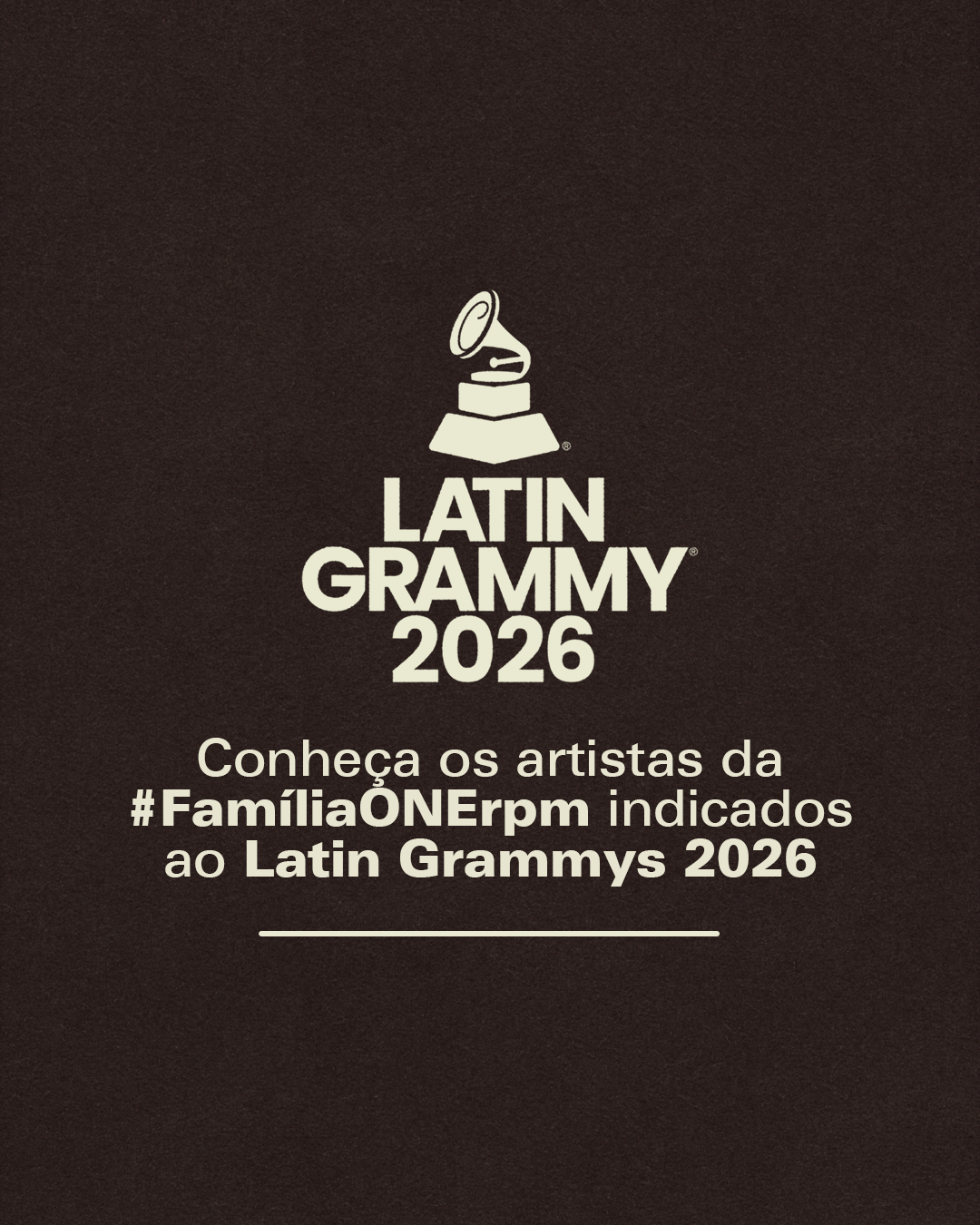 ONErpm celebra 11 indicações de seus artistas ao Latin GRAMMY 2026